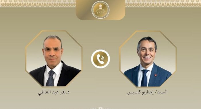 وزير الخارجية يبحث مع نظيره السويسري تعزيز الاستثمارات والتطورات الإقليمية